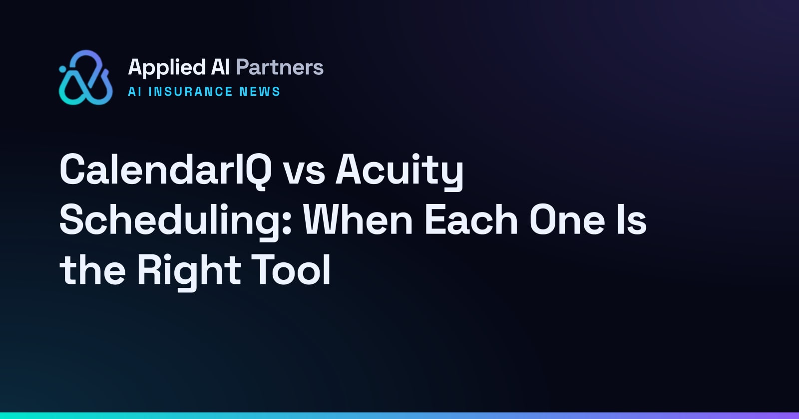 CalendarIQ vs Acuity Scheduling: When Each One Is the Right Tool